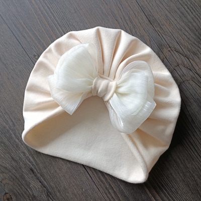 婴儿帽子春秋款女宝宝初生儿胎帽新生儿护囟门帽婴幼儿印度帽