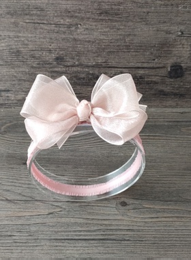 婴儿发带夏薄款婴儿头饰女宝宝卤门发带公主不勒头发饰