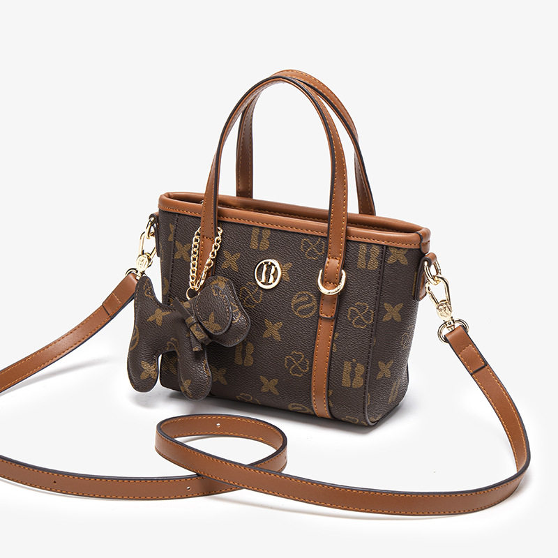 跨境感菜篮子包包女2025新款复古百搭手提斜挎包老花女包,箱包皮具/热销女包/男包,通用款女包,淘宝优惠券,粉丝福利购,淘宝优惠卷