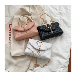 爱心绣花流苏包2021women bags外贸小包韩版女士单肩斜跨包女