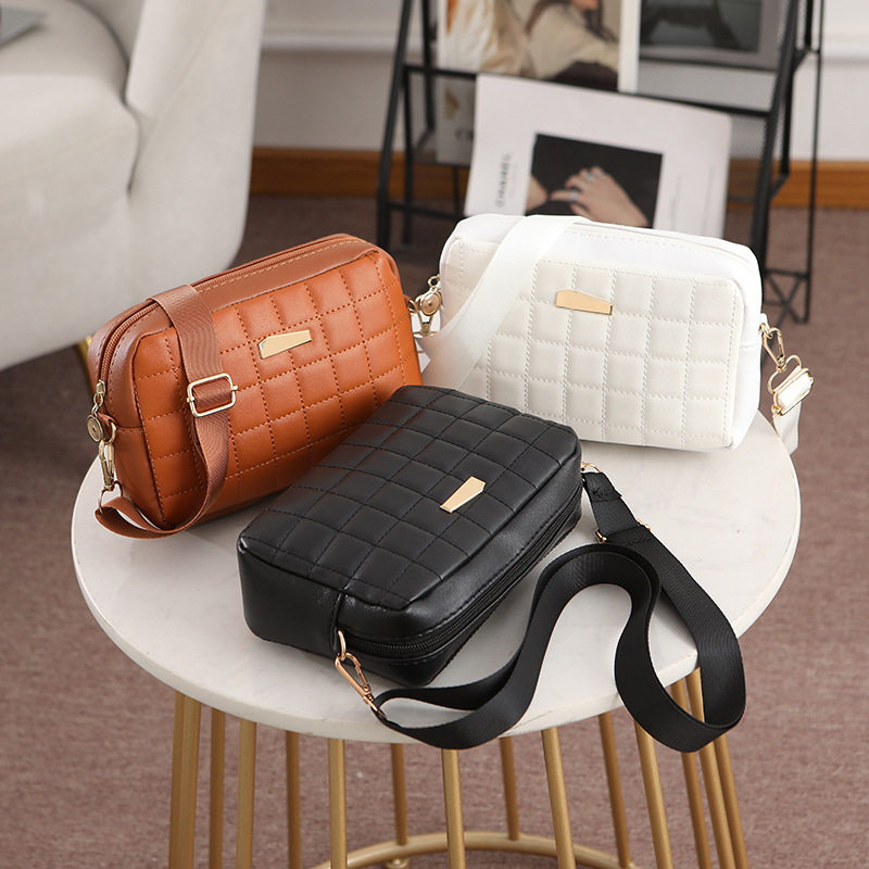 女士包包潮流斜挎包2024新款绣线小方包时尚简约单肩包一件代发,箱包皮具/热销女包/男包,通用款女包,淘宝优惠券,粉丝福利购,淘宝优惠卷