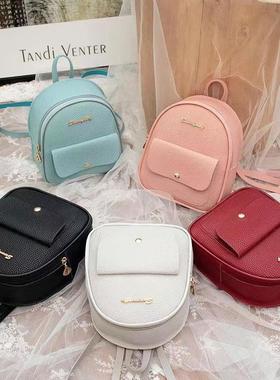 ladies bags 2021厂家直销backpack时尚简约韩版百搭双肩包包