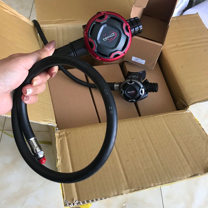 潜水二级头进口正光二级呼吸调节器SAEKODIVE 一级头减压阀呼吸器