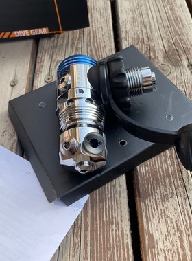 台湾正品AQUATEC活塞式一级头调节气YOKE进口潜水减压阀RG-1100F