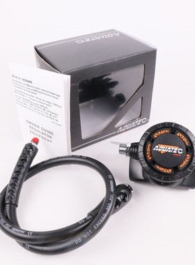 AQUATEC台湾RG-3100S潜水呼吸器可调节呼吸调节器二级头可调式咬