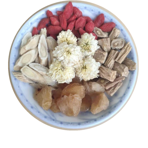 黄芪菊花枸杞党参桂圆滋补气血