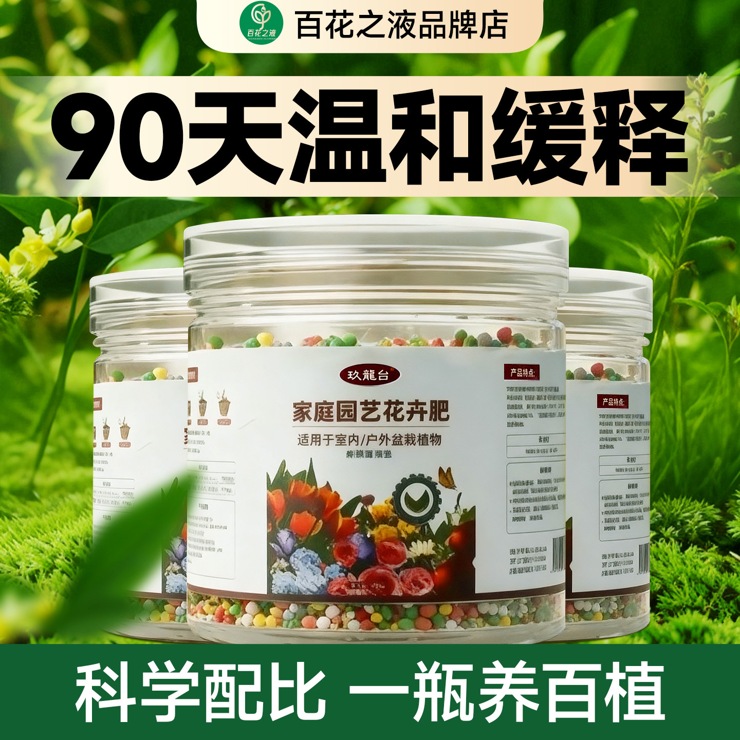 家庭园艺花卉肥通用型种花养花肥料硫酸亚铁家用镁肥颗粒肥缓释