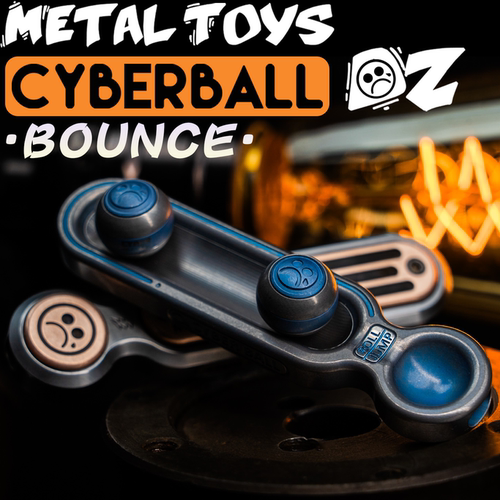 Dz. Cyber ball·赛博球-跳动 磁力推牌 黑科技 金属玩具解压EDC