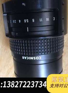 Cosmicar 75mm，黑色金属机身，光圈2-2