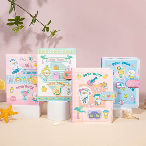 可爱少女心系列搭扣手帐本原创