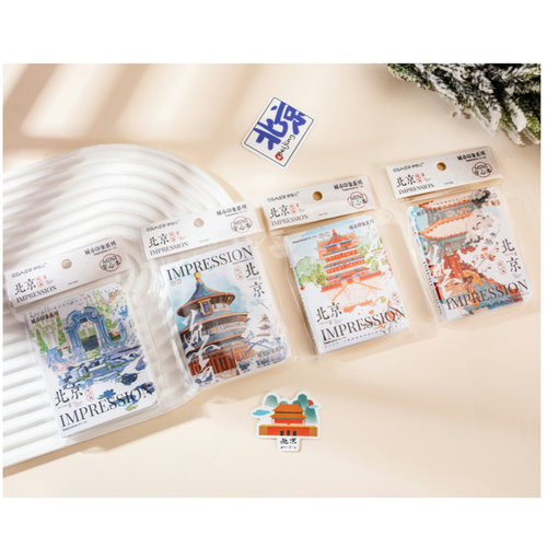 伊莎儿纸记事本A7城市风景