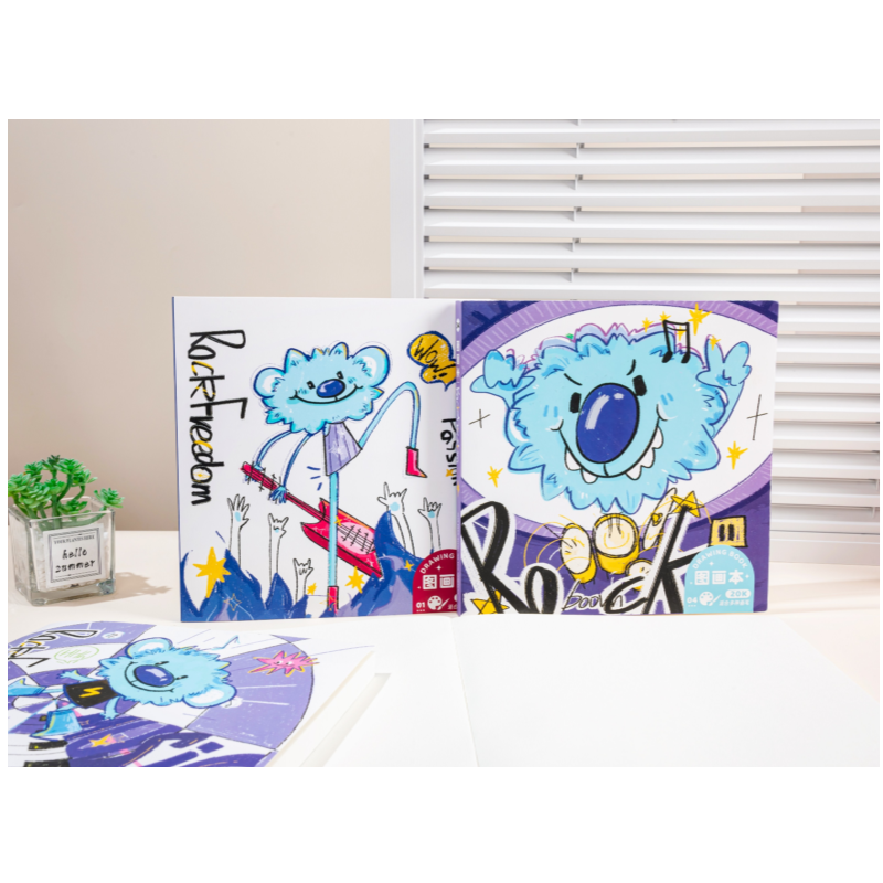 伊莎儿纸绘画20K卡通加厚