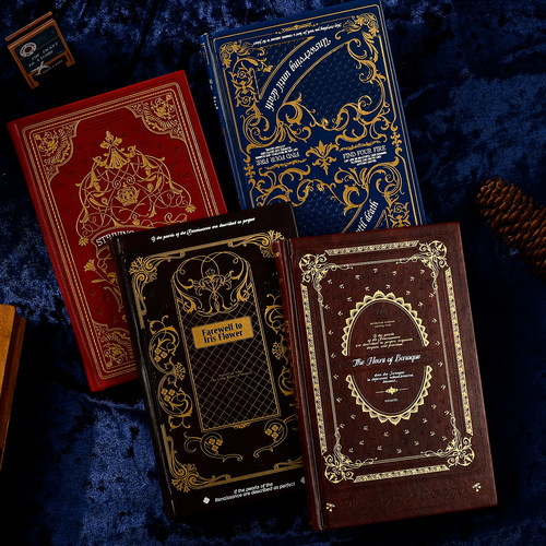 伊莎儿精装硬壳笔记本A5手账本