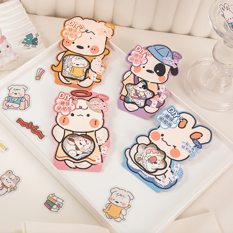 洢杉水晶标贴纸防水咕卡装饰DIY