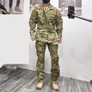 军鸟G3户外美式迷彩套装工装战术长裤防刮防泼水外套特种兵冲锋裤