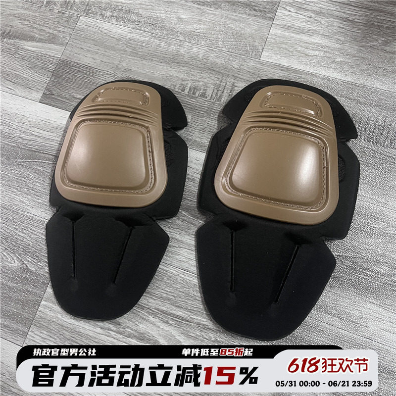 男女户外战术护具护膝CS野战装备滑板骑行模特防护海绵软硅胶