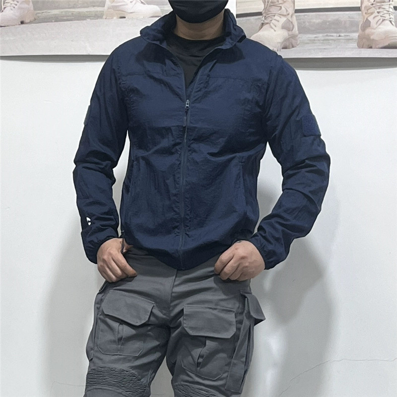 夏季户外运动战术冲锋衣皮肤防晒衣男防水速干超薄透气紫外线涤纶