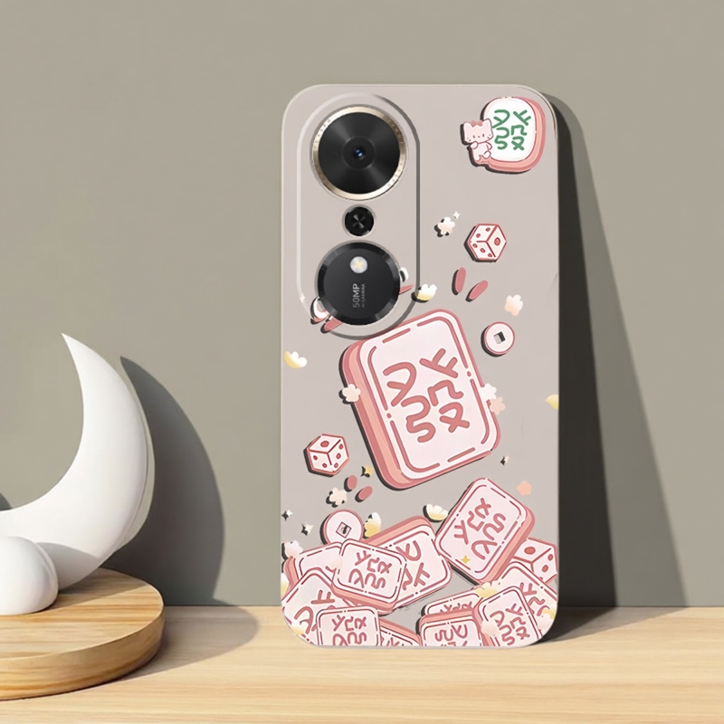 荣耀畅玩70Plus 硅胶新款防摔好看tpu亲肤触感30Plus防滑40S 防刮50M小众全包边男女创意个性手机壳保护套
