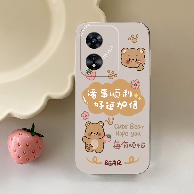OPPOA97卡通TPUins风简52约液态硅胶小清新53文字全包保护防摔新款57个性肤感93s手机套男创意96高级女可爱简