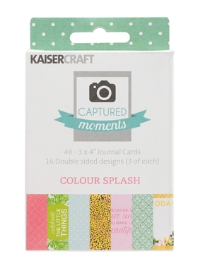 Kaisercraft *3X4PL日志卡 #CM128 COLOUR SPLASH 泼洒色彩