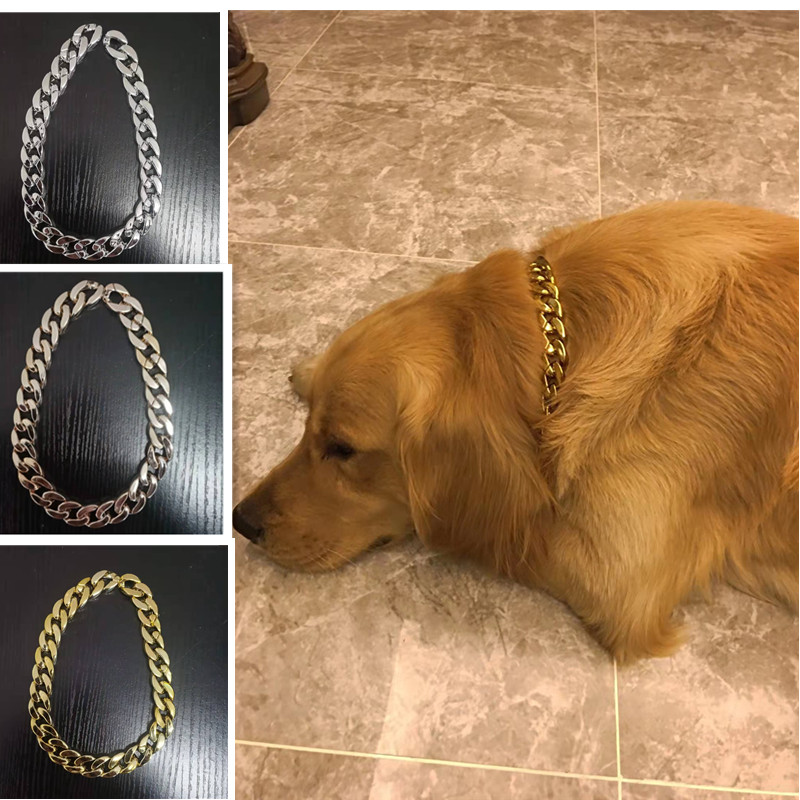超大宠物项链大金链子