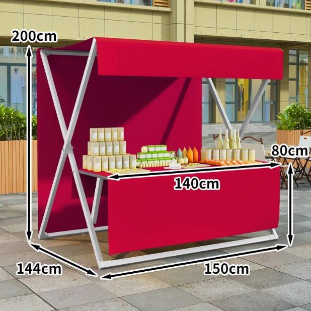 户外市摊位无品牌\/展示架网红铁夜市集摆摊架子业街商场艺广场商