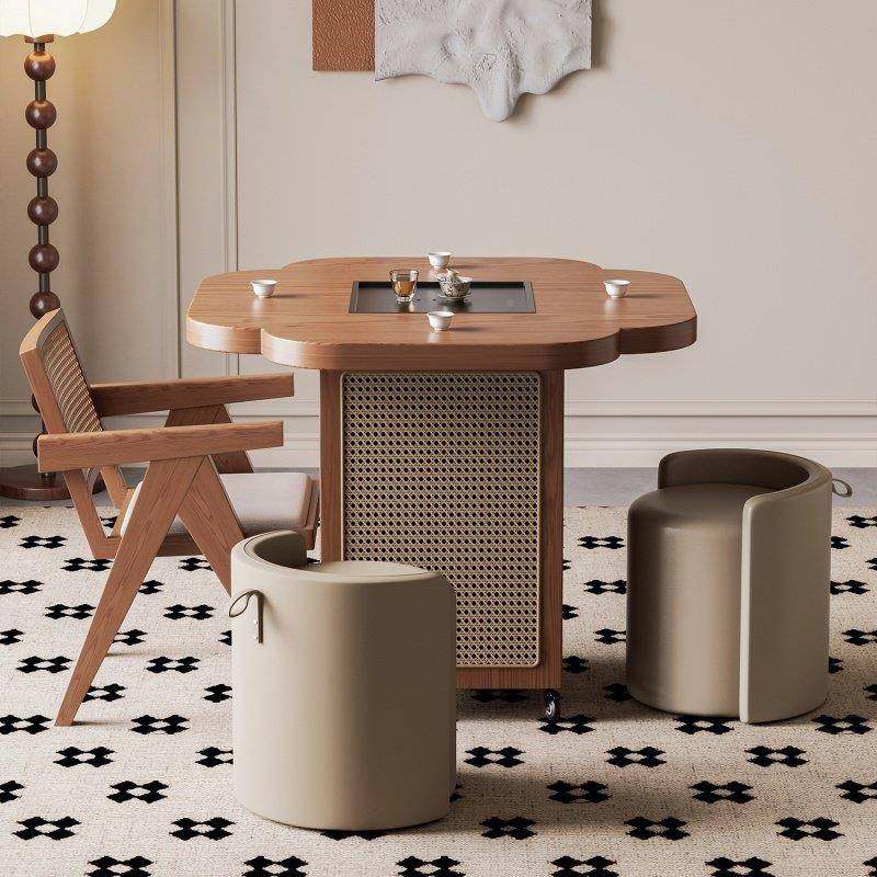 实风木中古家桌用阳台小户型桌茶台棋牌四方可移动掼蛋cj-20茶桌,住宅家具,茶几,淘宝优惠券,粉丝福利购,淘宝优惠卷