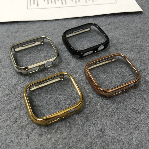 苹果iwatch9通用电镀色PC保护壳