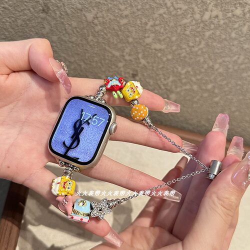 苹果iwatch通用可爱卡通手链表带