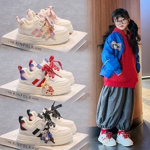 卡卡布男女童鞋子小白鞋2026新款春季休闲儿童板鞋软底爆款运动鞋