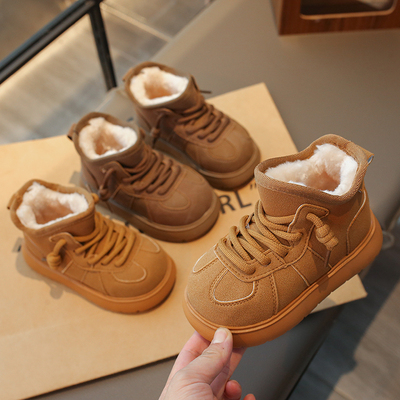 大头雪地靴棉鞋女2025新款冬季加绒加厚东北外穿厚底防滑保暖短靴