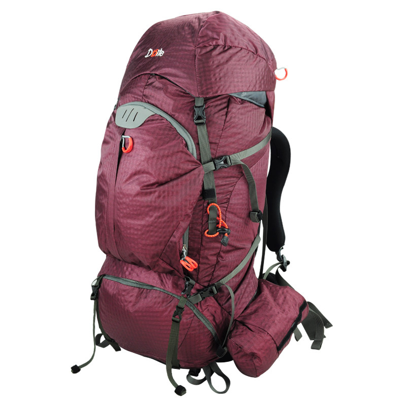 Doite户外登山包65L男女双肩休闲旅行包大容量防水旅游包徒步野营