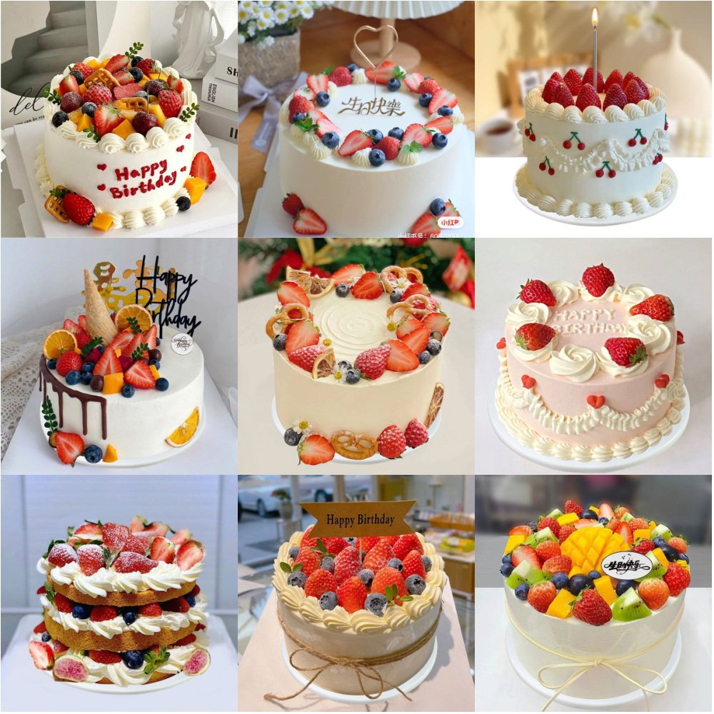 6 8 10寸仿真蛋糕模型新款网红水果奶油鲜花欧式生日橱窗模具定制,家居饰品,仿真水果,淘宝优惠券,粉丝福利购,淘宝优惠卷