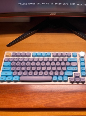 Keychron机械键盘手托办公舒适护腕小叶红檀实木掌托适用K2/K3/…