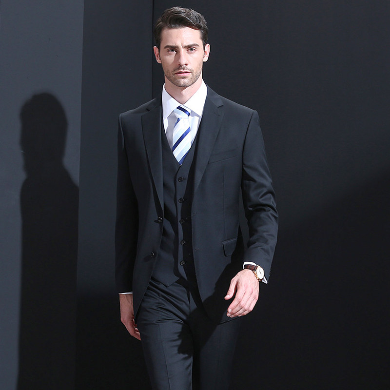 Costume homme en laine pour automne - Ref 1556929 Image 4