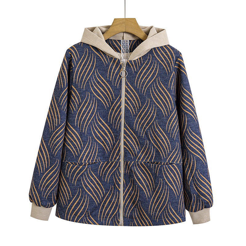 妈妈春装新款连帽外套中年短款休闲上衣中老年女装40岁春秋夹克衫,女装/女士精品,中老年女装,淘宝优惠券,粉丝福利购,淘宝优惠卷