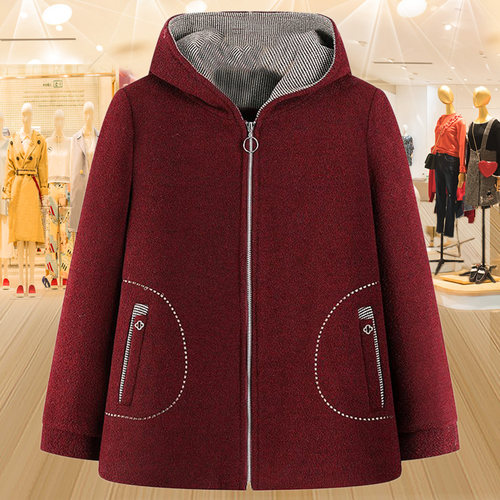 2025秋冬新款中老年常规袖短外套