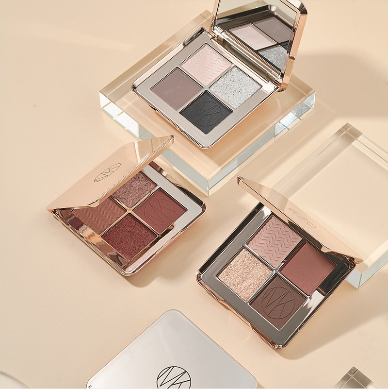 玛可安迪持久不脱妆柔滑眼影盘不易飞粉秋冬玫瑰粉色裸妆烟熏