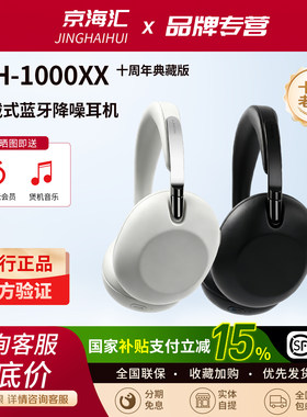 Sony/索尼WH-1000XX十周年典藏版头戴式双芯至臻蓝牙主动降噪耳机
