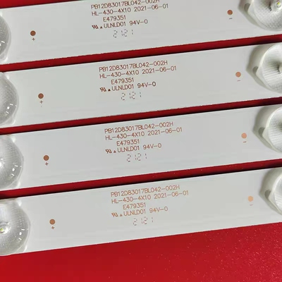 日松43S7000 43S7200 43S9800D灯条JS-D-HL43L12-101CC一套10灯