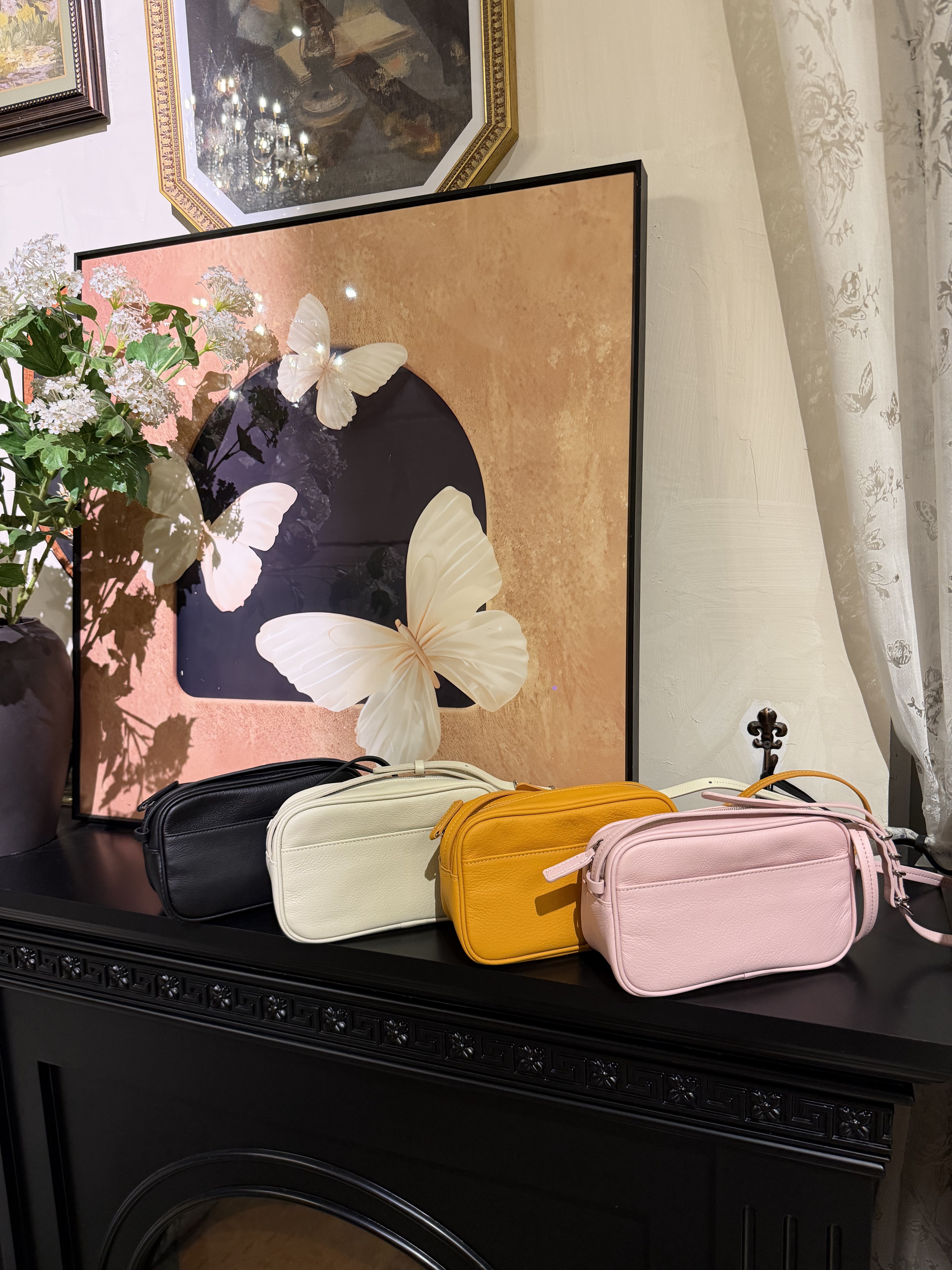 【慕懿时袋】2026新款拉链纯色斜挎包女百搭级感肩包小方包6863