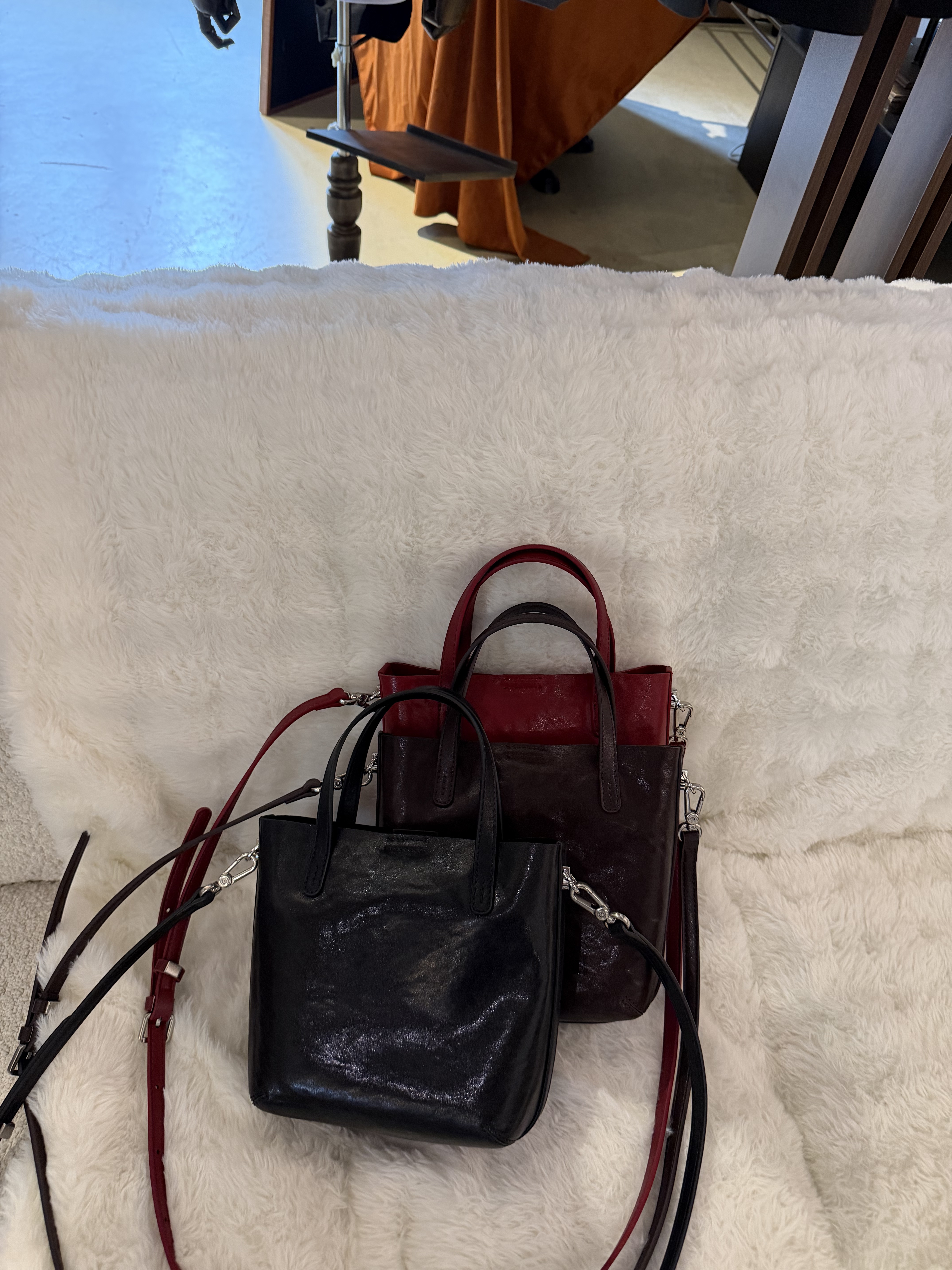 【慕懿时袋】单肩手提菜篮子包子母包手工通勤包简约日系60726