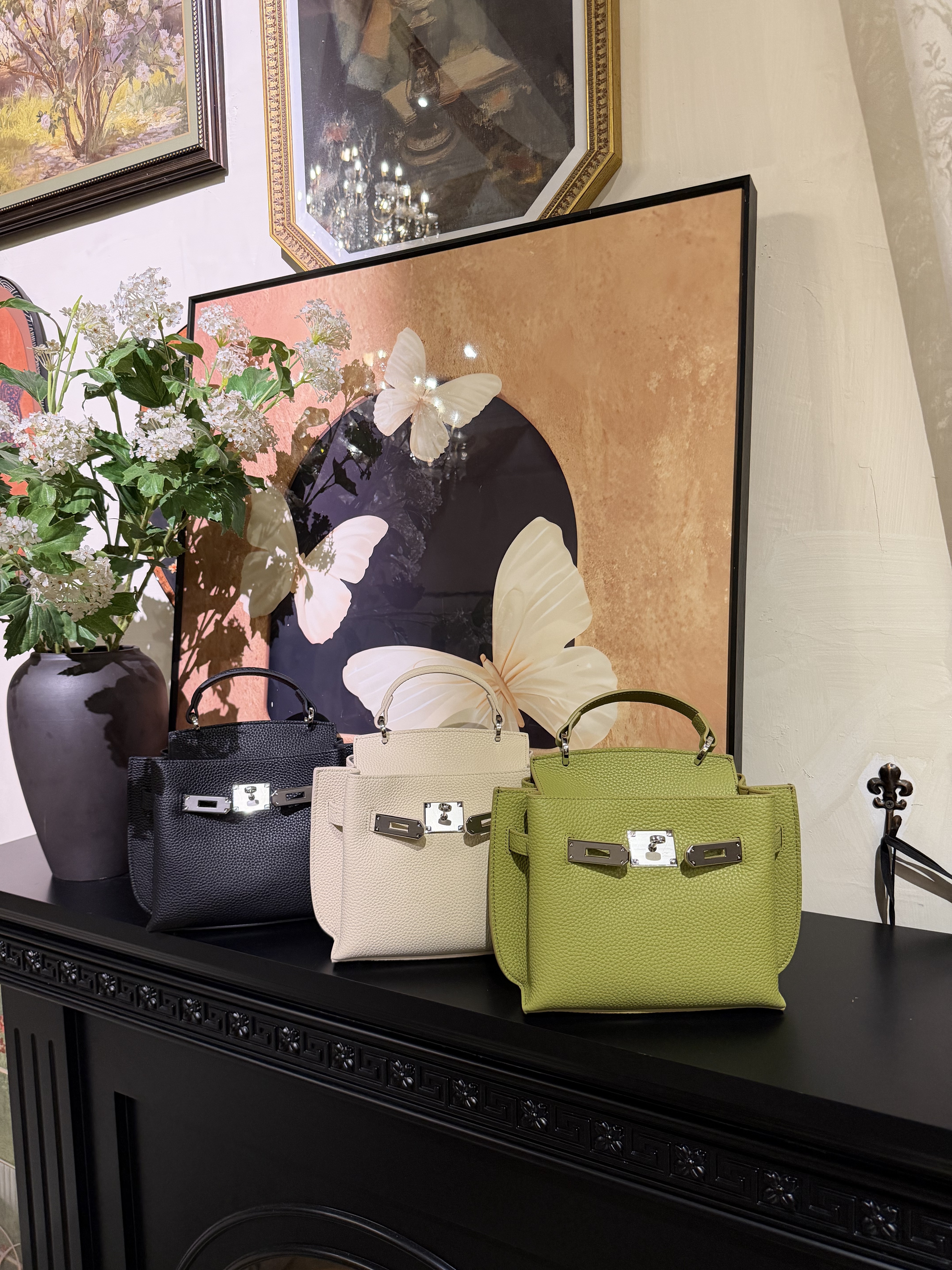 【慕懿时袋】新款翅膀单肩手提斜挎女包百搭时尚手提女包6131