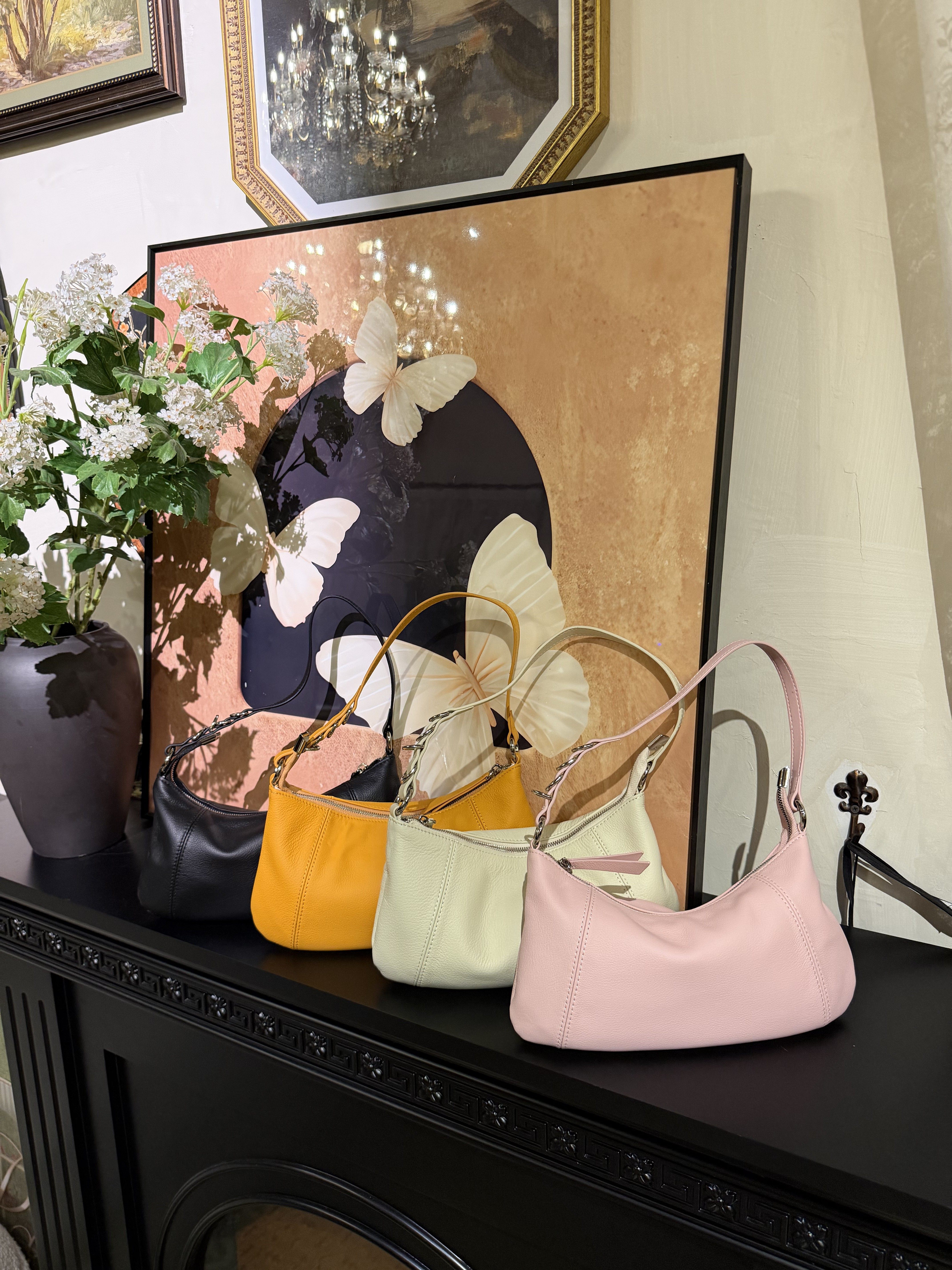 【慕懿时袋】2026早春新法式月牙包轻奢小资新月斜挎腋下包761