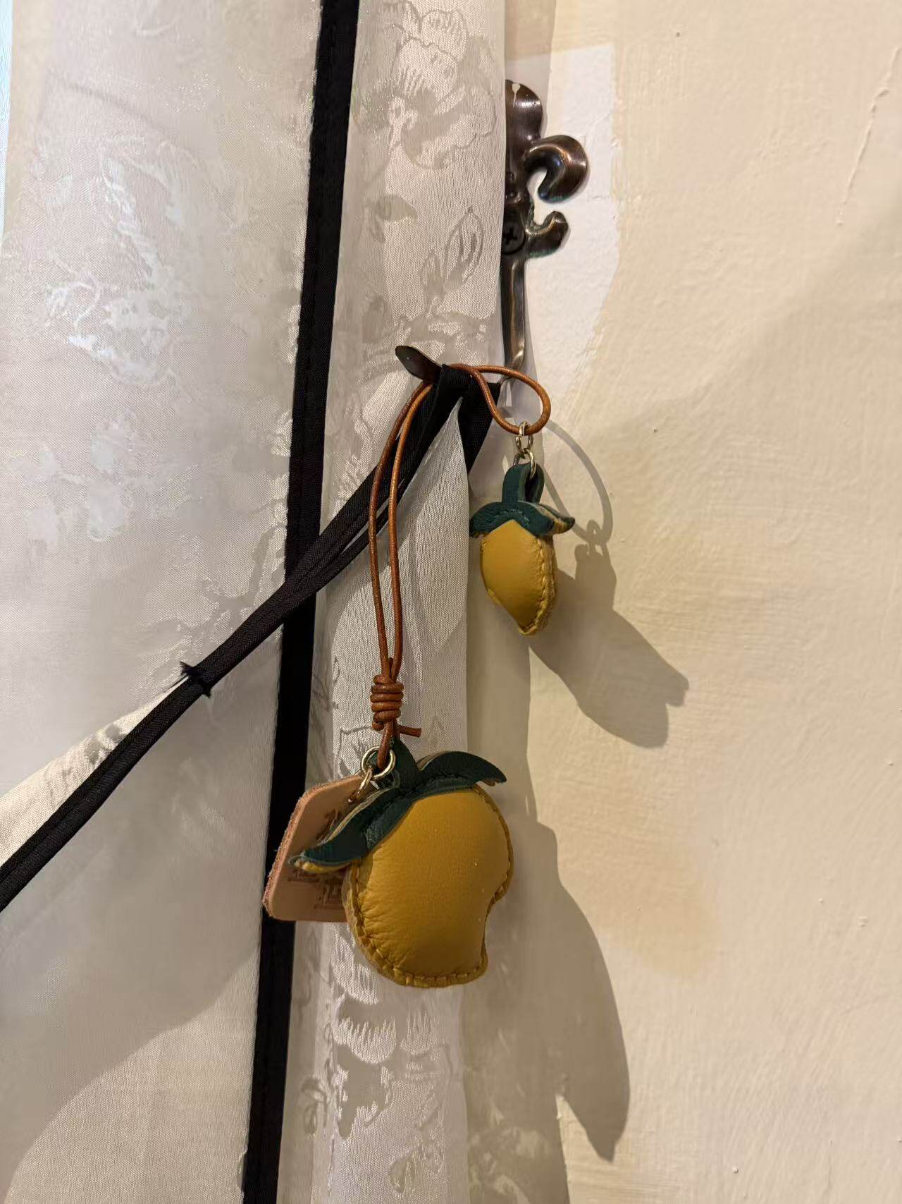 【慕懿时袋】中国风桃运连连挂件桃子手工挂饰钥匙扣包吊饰礼