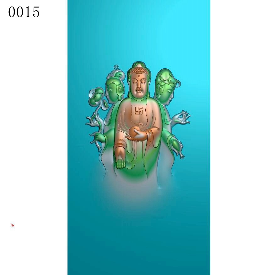西方三圣0015雕刻图北京精雕jdp灰度图bmp挂件素材浮雕图