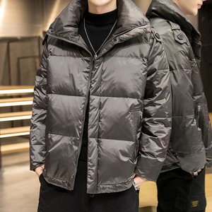 90%白鸭绒 冬装新款潮牌保暖羽绒服男潮百搭外套 A438-2713图片