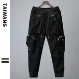2025秋季新款挂拍大口袋工装裤男士潮流运动休闲裤A438-5133-P70，男装工装外套，电商A438