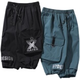 夏季ins潮牌短裤男士马裤学生中裤工装速干沙滩裤A438-5201-P48，男装牛仔裤，电商A438