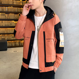 有现货 2021春季新款男士潮流插色百搭连帽夹克外套 A438-505-P65图片